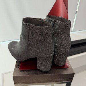 Diba Silver Glitter Bootie - So Cute!
